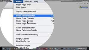 How to Inspect on Mac